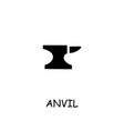 anvil flat icon vector image