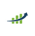 business finance logo template icon design vector image