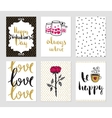valentines day and romantic collection vector image