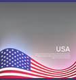 creative background for american patriotic vector image