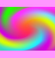 bright rainbow swirl abstract background twist vector image vector image