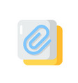 enclosure flat color icon vector image vector image