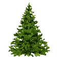 green christmas tree lowpoly triangle origami vector image vector image