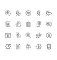 quality check shield approve line icon vector image vector image
