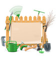 garden board vector image