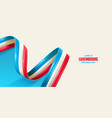 happy luxembourg national day vector image