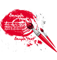paintbrush vector image vector image