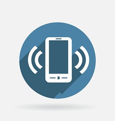 Ringing phone call Royalty Free Vector Image - VectorStock