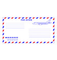 air mail envelope vector image