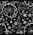 floral seamless pattern flower decorative tile vector image