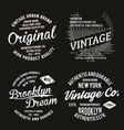 vintage typography for t-shirt print premium vector image vector image