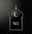 happy islam mubarak vector image