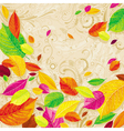 autumn leaves vector image vector image