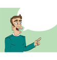 man sketch vector image vector image
