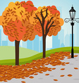 urban park design vector image