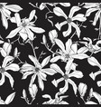 japanese magnolia flower pattern vector image vector image