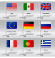 world flags vector image