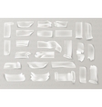 transparent adhesive tape and sellotape vector image