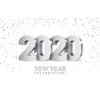 text design 2020 vector image