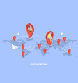 3d isometric flat conceptual vector image