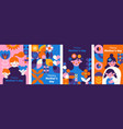 mothers day womens abstract backgrounds vector image