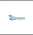 real estate logo template design vector image