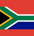 south africa official flag of country vector image vector image