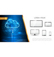 realistic modern technology concept vector image