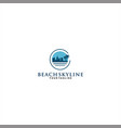 skyline logo design template idea vector image