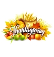 a thanksgiving cornucopia full vector image