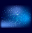background with open space travel or star warp vector image