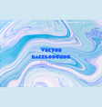 fluid art texture backdrop with abstract vector image vector image