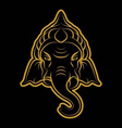 ganesha drawing vector image