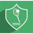 tennis game design vector image vector image