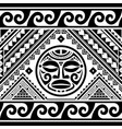 polynesian ethnic seamless pattern vector image