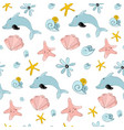 sea animals vector image
