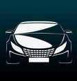 auto in darkness vector image