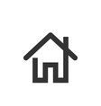 house icon design template isolated vector image vector image