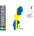 sweden vector image vector image