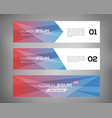 simple geometric banners 08 vector image vector image