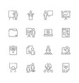 business presentation icon learning managers vector image