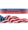 usa presidential inauguration day celebration vector image