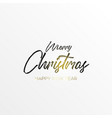 black inscription christmas and magic light vector image