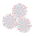 fireworks vector image