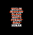 human vector image vector image
