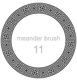pattern line ancient meander vector image vector image