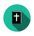 holly bible icon vector image