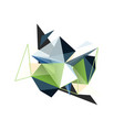 triangle abstract background low poly vector image