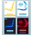 modern abstract brochure report or flyer design vector image