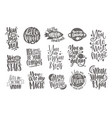 romantic lettering written with elegant cursive vector image